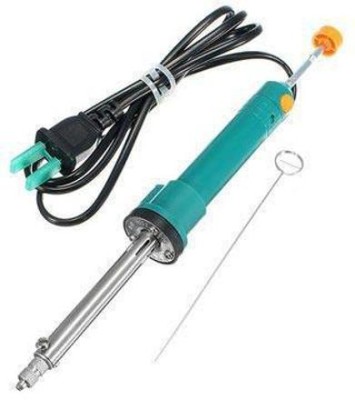 uptodateprouducts 30W 220V Electric Vacuum Solder Sucker Welding Soldering Desoldering Pump Iron Gun 30 W Simple(Round Tip)