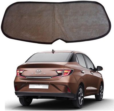 AuTO ADDiCT Rear Window Sun Shade For Hyundai Aura(Black)