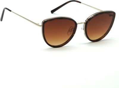 fizan Cat-eye Sunglasses(For Women, Brown)