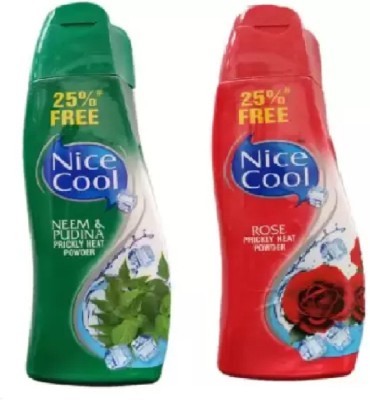 NICE COOL talc rose and neem combo(2 x 150 g)