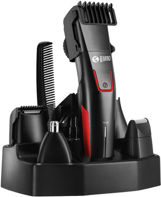 Beardo Beast Styling Trimmer Kit for Men Runtime: 60 min(Red, Black)