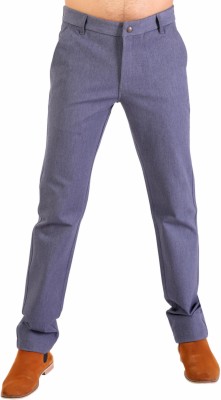 Chisel Regular Fit Men Grey Trousers