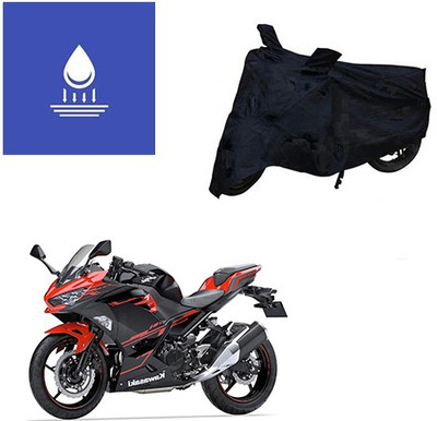 Pecko Two Wheeler Cover for Kawasaki(Ninja 250, Black)