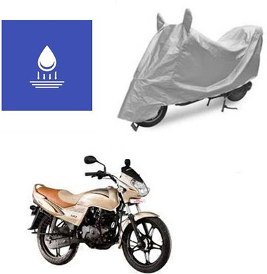 Pecko Two Wheeler Cover for LML(Freedom, Silver)