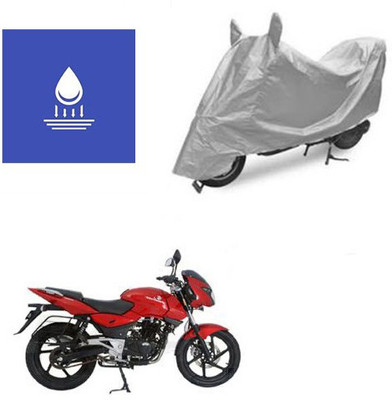 Pecko Two Wheeler Cover for Bajaj(Pulsar 200 NS DTS-i, Silver)