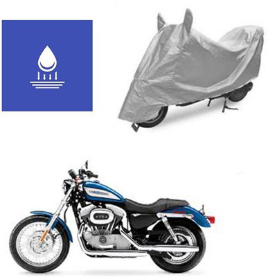 Pecko Two Wheeler Cover for Harley Davidson(XL 883, Silver)