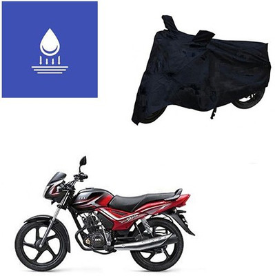 Pecko Two Wheeler Cover for TVS(Star City, Black)