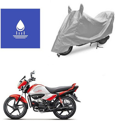 Pecko Two Wheeler Cover for Hero(Splendor I Smart, Silver)