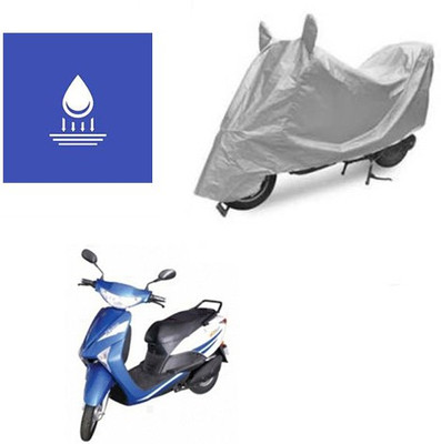 Pecko Two Wheeler Cover for Indus(Yo Xplor, Silver)