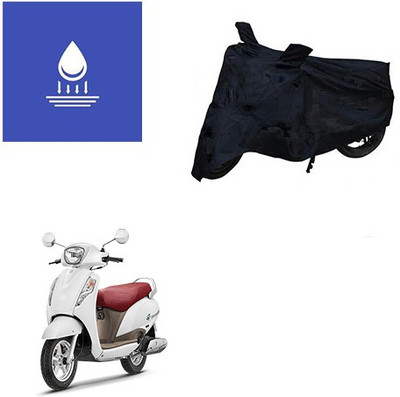 Pecko Two Wheeler Cover for Suzuki(Access, Black)
