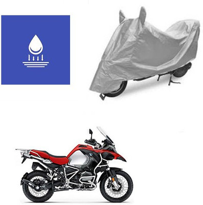 saanvi Two Wheeler Cover for BMW(R 1200 GS, Silver)