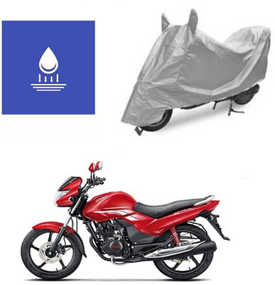 Pecko Two Wheeler Cover for Hero(Achiever, Silver)