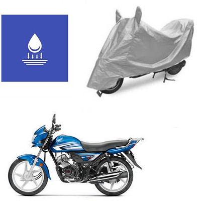 Pecko Two Wheeler Cover for Hero(CD 110 Dream, Silver)
