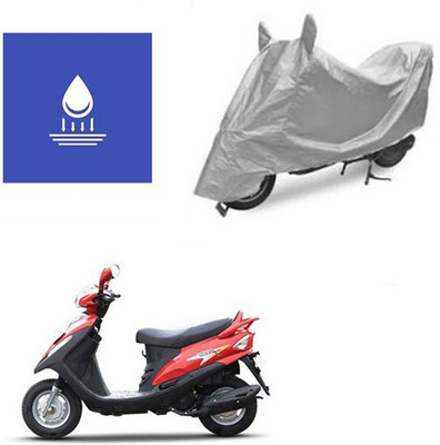 Pecko Two Wheeler Cover for Mahindra(Flyte, Silver)