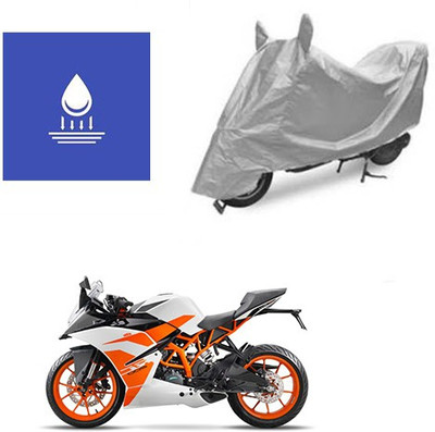 Pecko Two Wheeler Cover for KTM(Duke 200, Silver)