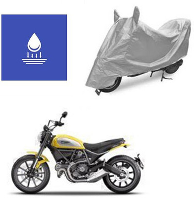 Pecko Two Wheeler Cover for Ducati(Scrambler, Silver)