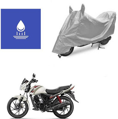 Pecko Two Wheeler Cover for Suzuki(Sling Shot, Silver)