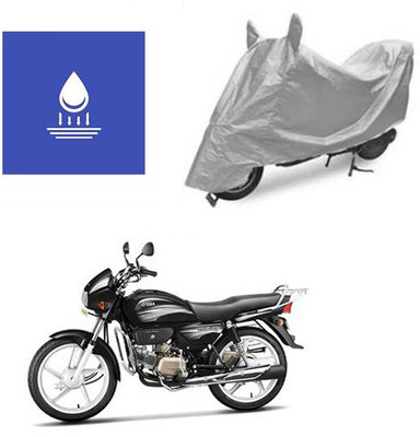 Pecko Two Wheeler Cover for Hero(Splendor Plus, Silver)