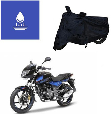 Pecko Two Wheeler Cover for Bajaj(Pulsar 150 DTS-i, Black)