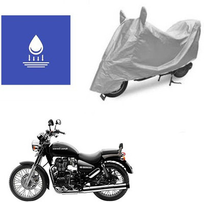 Pecko Two Wheeler Cover for Royal Enfield(Thunderbird 500, Silver)