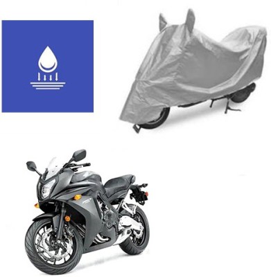 Pecko Two Wheeler Cover for Honda(CBR 650F, Silver)