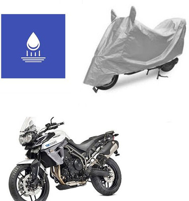 Feel heaven Two Wheeler Cover for Universal For Bike(Silver)