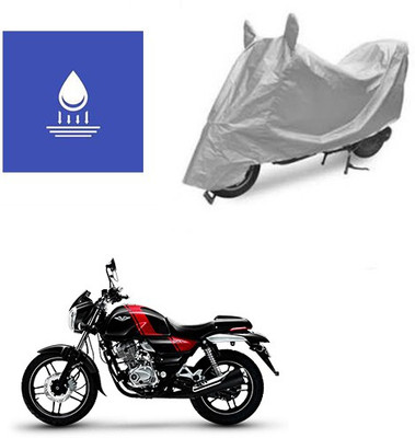Pecko Two Wheeler Cover for Bajaj(V 150, Silver)