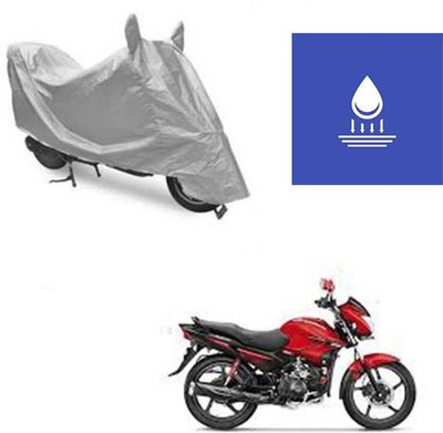 Atulit enterprises Two Wheeler Cover for Hero(Glamour FI, Silver)