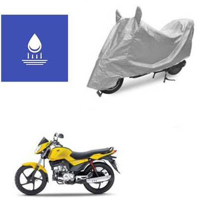 Pecko Two Wheeler Cover for Mahindra(Stallio, Silver)