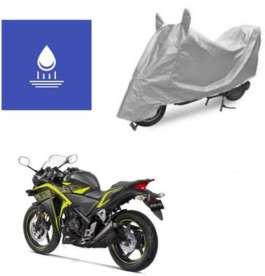 Pecko Two Wheeler Cover for Honda(CBR 250R, Silver)