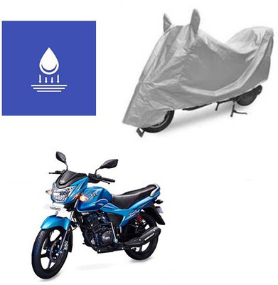 Pecko Two Wheeler Cover for TVS(Victor New, Silver)
