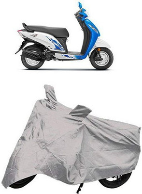 DARROR Waterproof Two Wheeler Cover for Honda(Activa i, Silver)