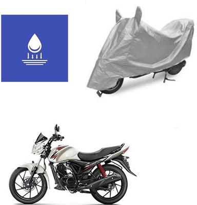 Pecko Two Wheeler Cover for Suzuki(Sling Shot Plus, Silver)