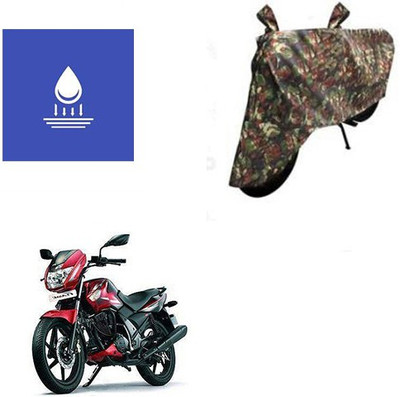 Pecko Two Wheeler Cover for TVS(Flame, Multicolor)