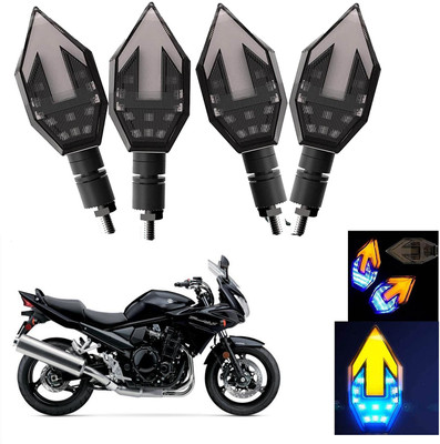 Vagary Front, Rear LED Indicator Light for Suzuki Bandit(Blue, Yellow)