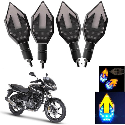Vagary Front, Rear LED Indicator Light for Bajaj Pulsar 180(Blue, Yellow)