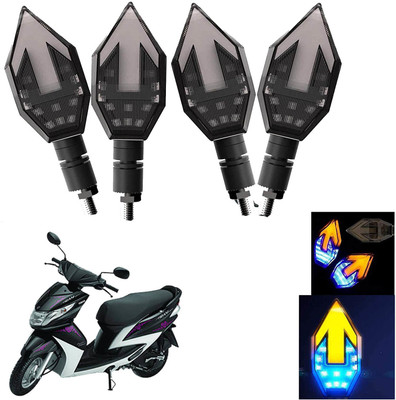 Vagary Front, Rear LED Indicator Light for Yamaha Ray(Blue, Yellow)