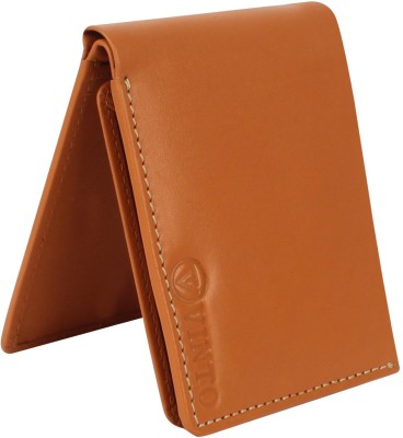 vinto Men Formal, Casual, Trendy Tan Genuine Leather Wallet(9 Card Slots)