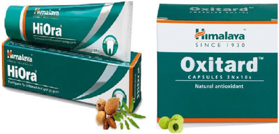 HIMALAYA A Combo Of Oxitard Capsules 3N x 10 s & HiOra Toothpaste for inflames and spongy gums 100g (Pack of 2)_ With NATURE+IMMUNE+KWATH (just add to hot water,milk or tea)(Pack of 2, 30 Capsules, 100 g) HIMALAYA A Combo Of Oxitard Capsules 3N x 10 s & HiOra Toothpaste for inflames and spongy gums 100g (Pack of 2)_ With NATURE+IMMUNE+KWATH (just add to hot water,milk or tea)(Pack of 2, 30 Capsules, 100 g)