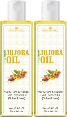 PARK DANIEL Premium Jojoba oil combo pack of 2 bottles of 100 ml(200 ml)(200 ml)