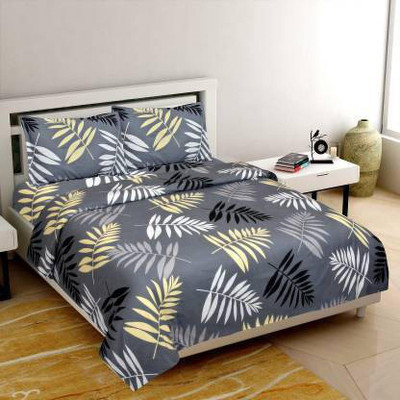 CHHILAKIYA 180 TC Cotton Double Printed Flat Bedsheet(Pack of 1, Multicolor)