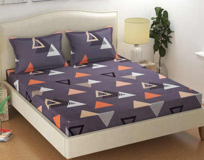 CHHILAKIYA Cotton Double Flat 180 TC Abstract Bedsheet(Pack of 1, Multicolor)