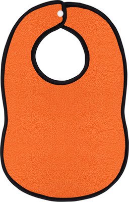 LITHARA Quick Dry Waterproof Super Soft Feeding Baby Bibs(Peach)