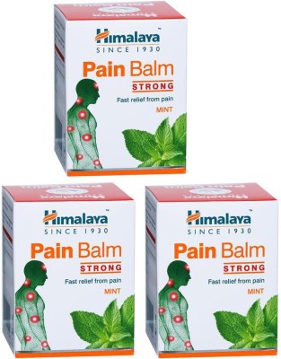HIMALAYA Pain Balm Strong Fast relief from Pain Mint 45gm Pack Of 3 Balm(3 x 45 g)