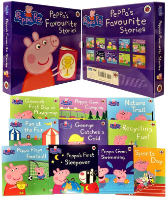 Peppa's Favourite Stories 10 Books Collection [Paperback] Peppa Pig and na [Paperback] Peppa Pig and na(Paperback, Peppa Pig)