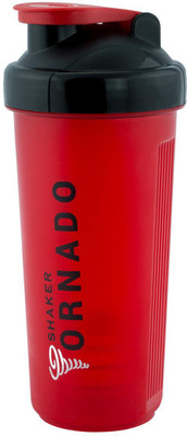 Trueware 700 ml Plastic Shaker(Pack of 1, Red)