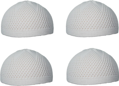 Good Friend Self Design Prayer Cap Cap(Pack of 4)