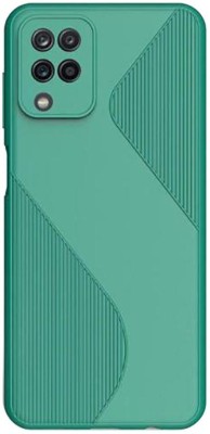Lilliput Back Cover for Samsung Galaxy M12(Green, Grip Case, Silicon, Pack of: 1)
