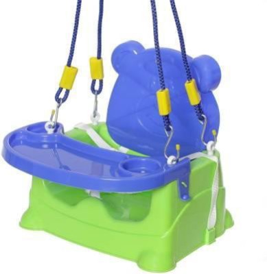 Nirmal Sales 6 in 1 easily portable Baby Booster Seat/Swing/Bath seat/car seat, A Multipurpose Kids Feeding High Chair (Blue, Green)(Green, Blue)