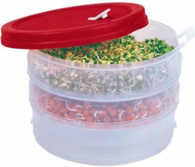 KitchExpo Plastic Grocery Container  - 1 L(White)